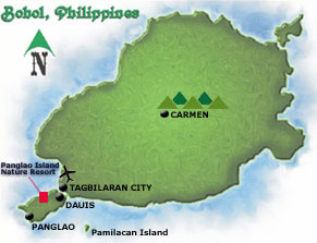 Panglao Island Nature Resort Map