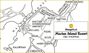 Shangri-la's Mactan Island Resort Map