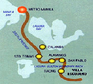 Villa Escudero Plantations and Resort Map