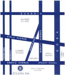 El Cielito Inn Makati Map