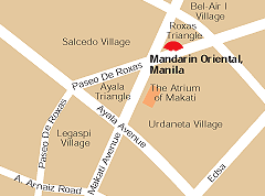 Mandarin Oriental Hotel Map